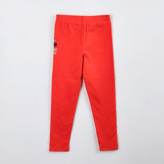 Calza Niña Minnie Disney Cara Rojo - Calzas Chile | The Brands Club cl