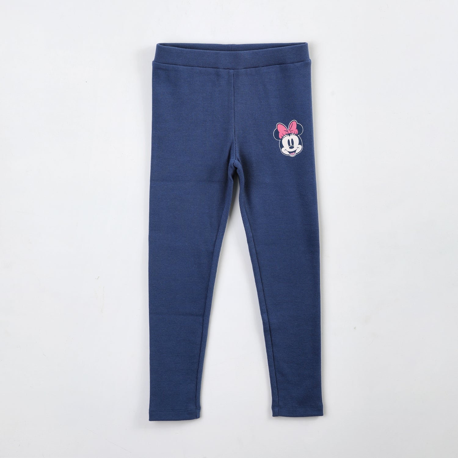 Calza Niña Minnie Disney Rib Azul - Calzas Chile | The Brands Club cl