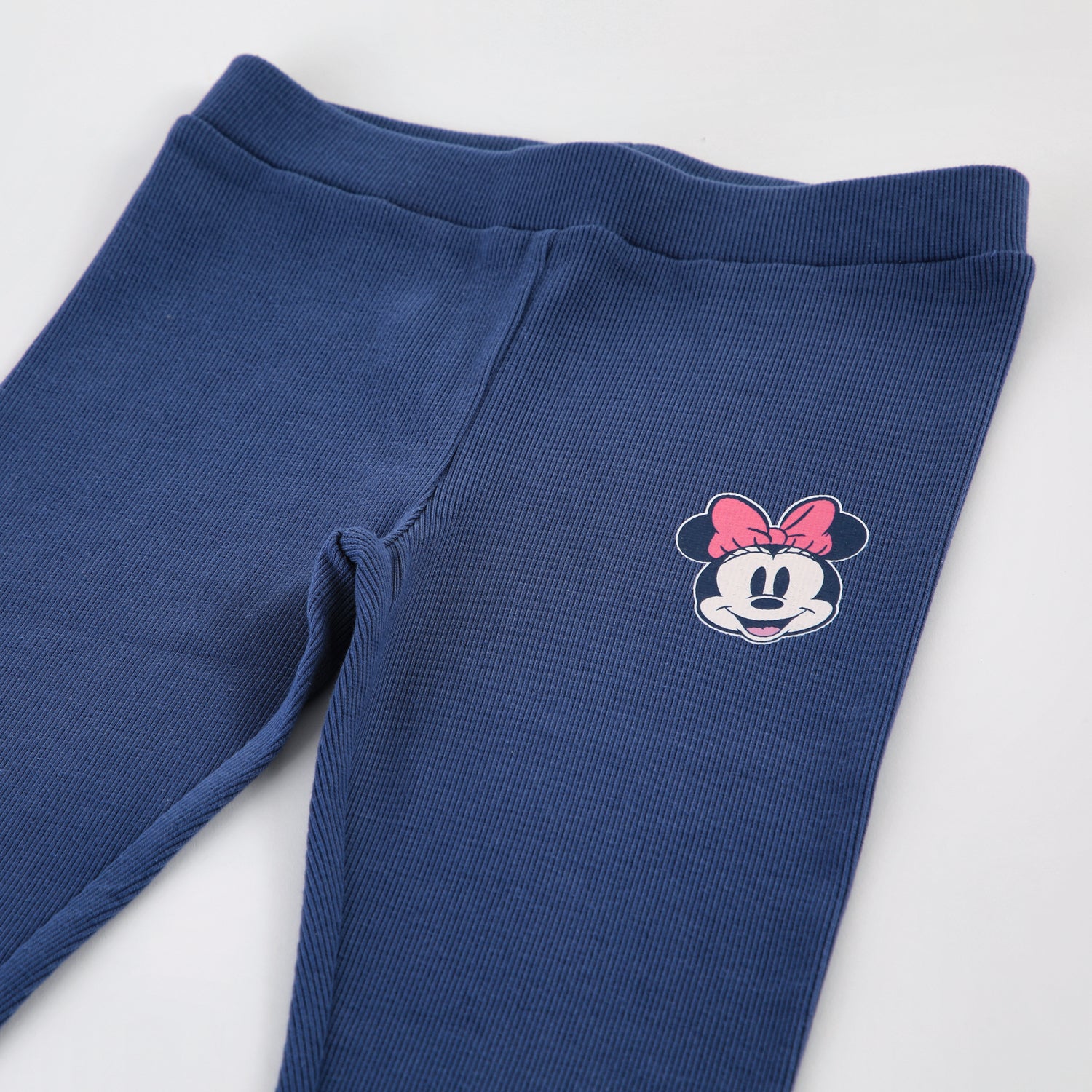 Calza Niña Minnie Disney Rib Azul - Calzas Chile | The Brands Club cl