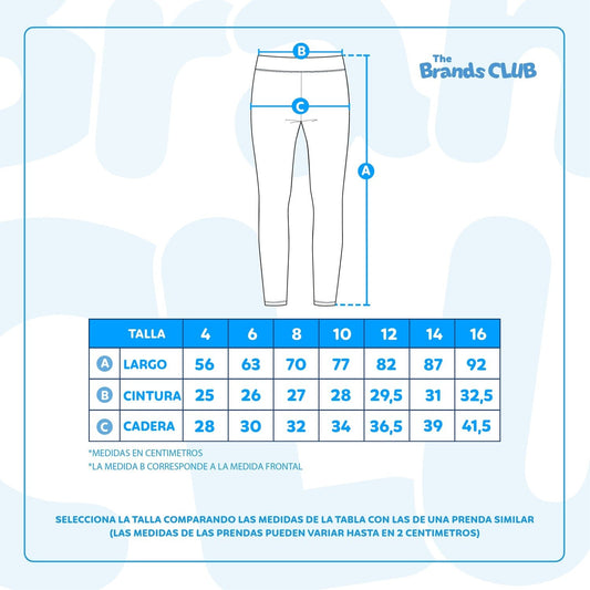 Calza Niña Minnie Disney Rib Azul - Calzas Chile | The Brands Club cl