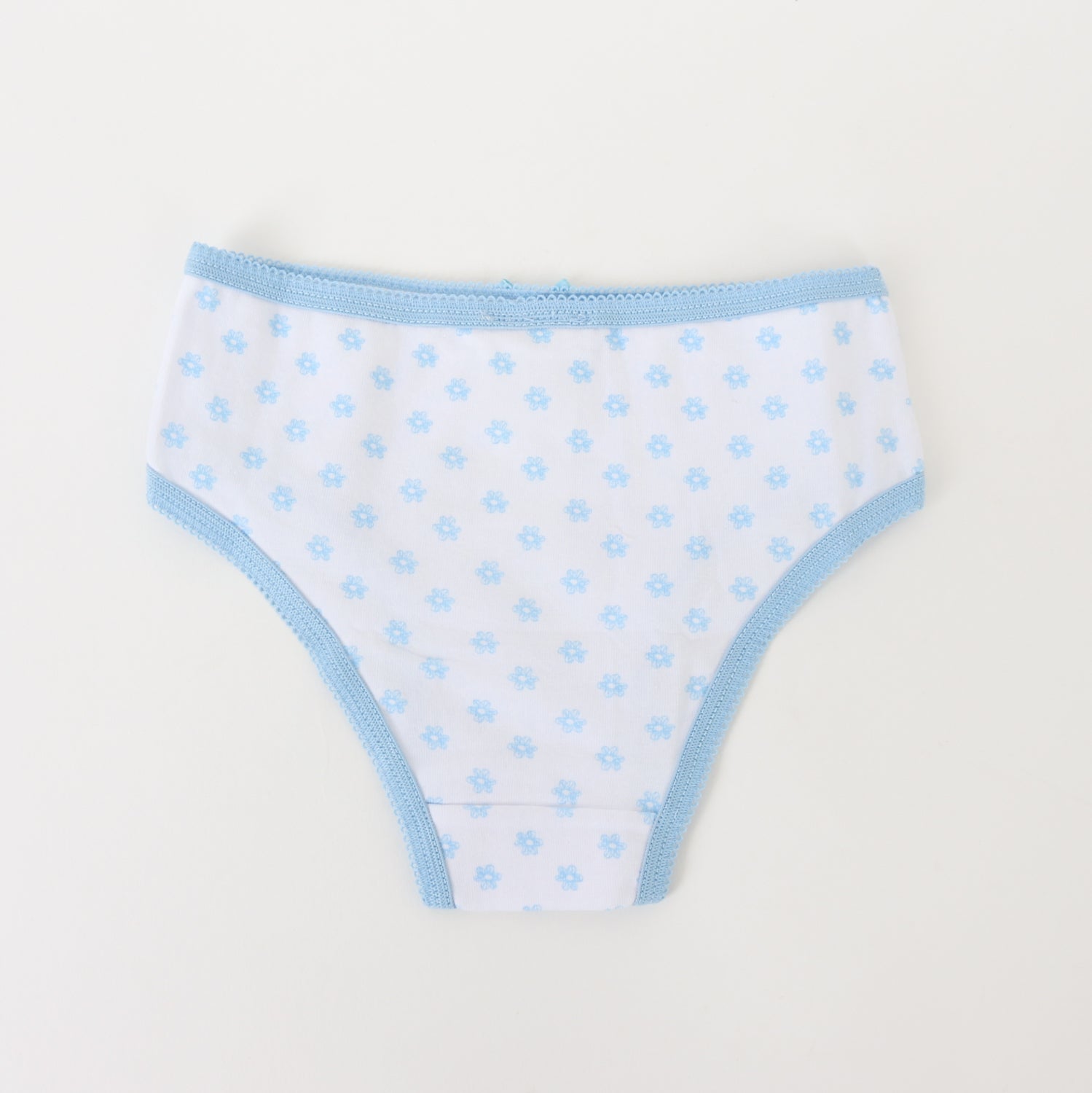 Tripack Calzón Niña Blanco Full Print Flores Bluey