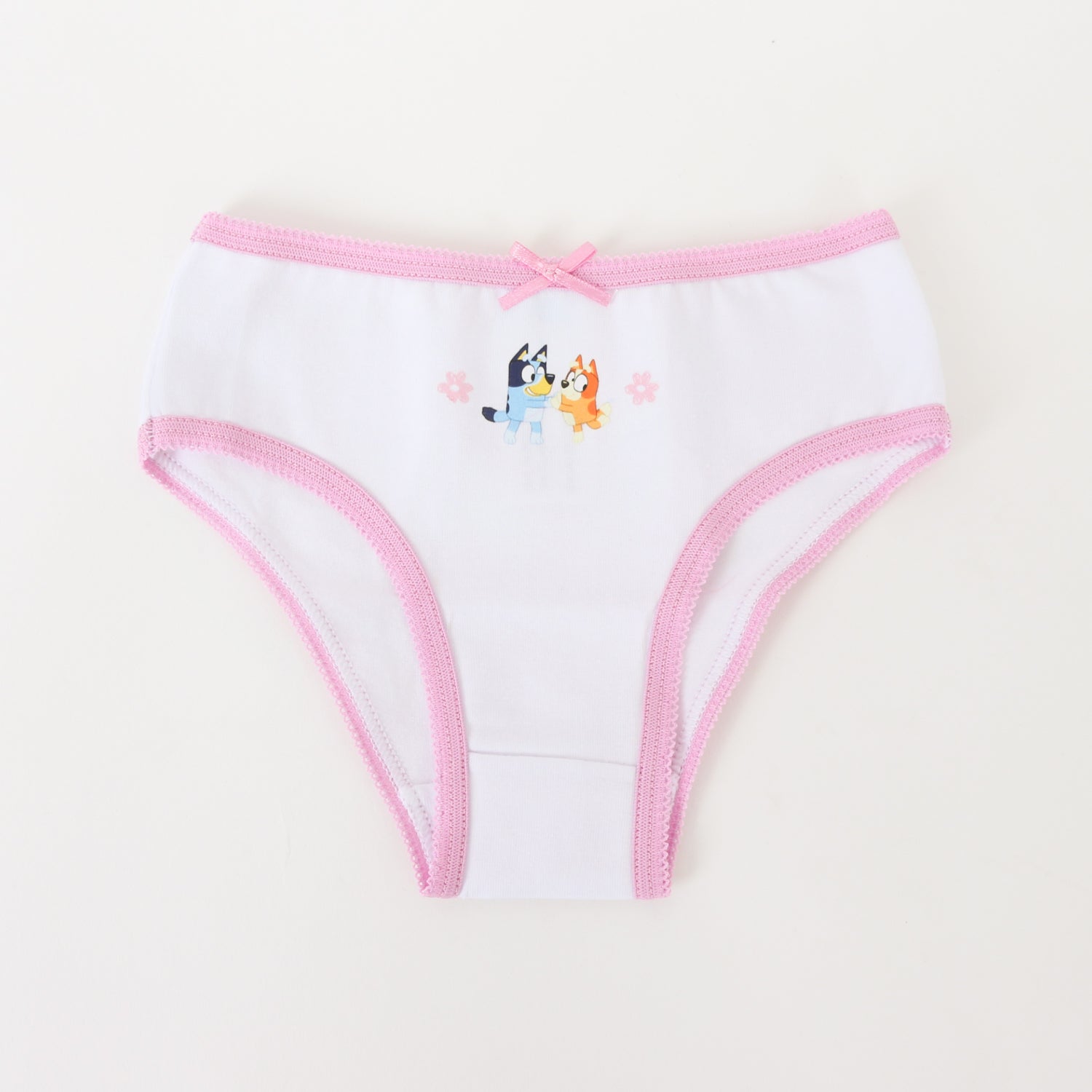 Tripack Calzón Niña Blanco Full Print Flores Bluey - Calzones Chile | The Brands Club cl
