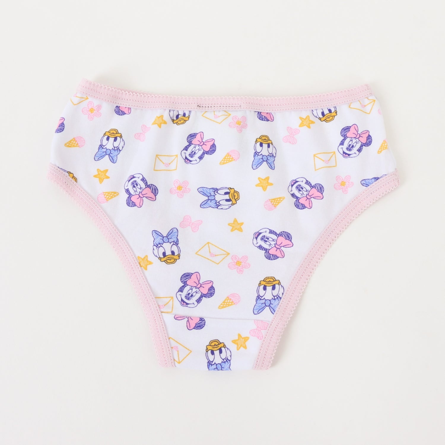 Tripack Calzón Niña Rosado Full Print Minnie & Daisy Disney