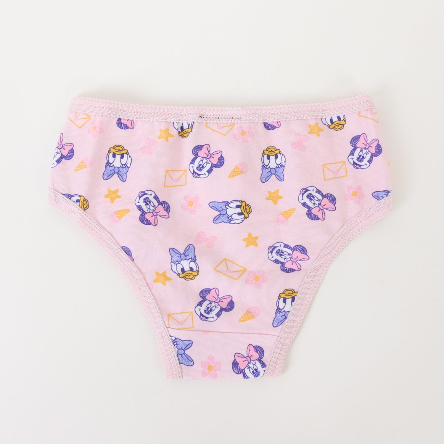 Tripack Calzón Niña Rosado Full Print Minnie & Daisy Disney