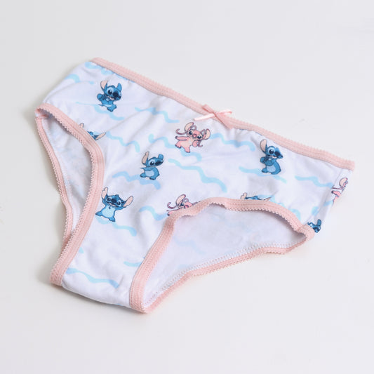 Tripack Calzón Niña Full Print Lilo & Stitch Celeste Disney - Calzones Chile | The Brands Club cl