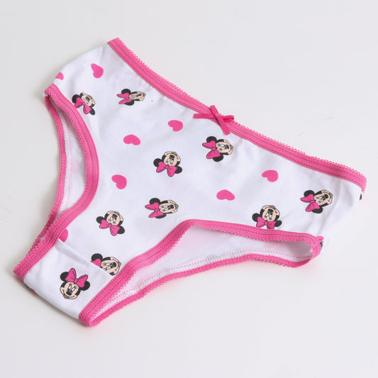 Tripack Calzón Niña Full Print Minnie Rosado Disney - Calzones Chile | The Brands Club cl