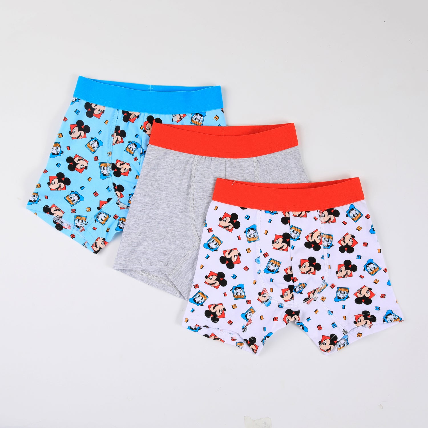 Tripack Bóxer Niño Full Print Mickey & Donald Blanco Disney - Boxers Chile | The Brands Club cl