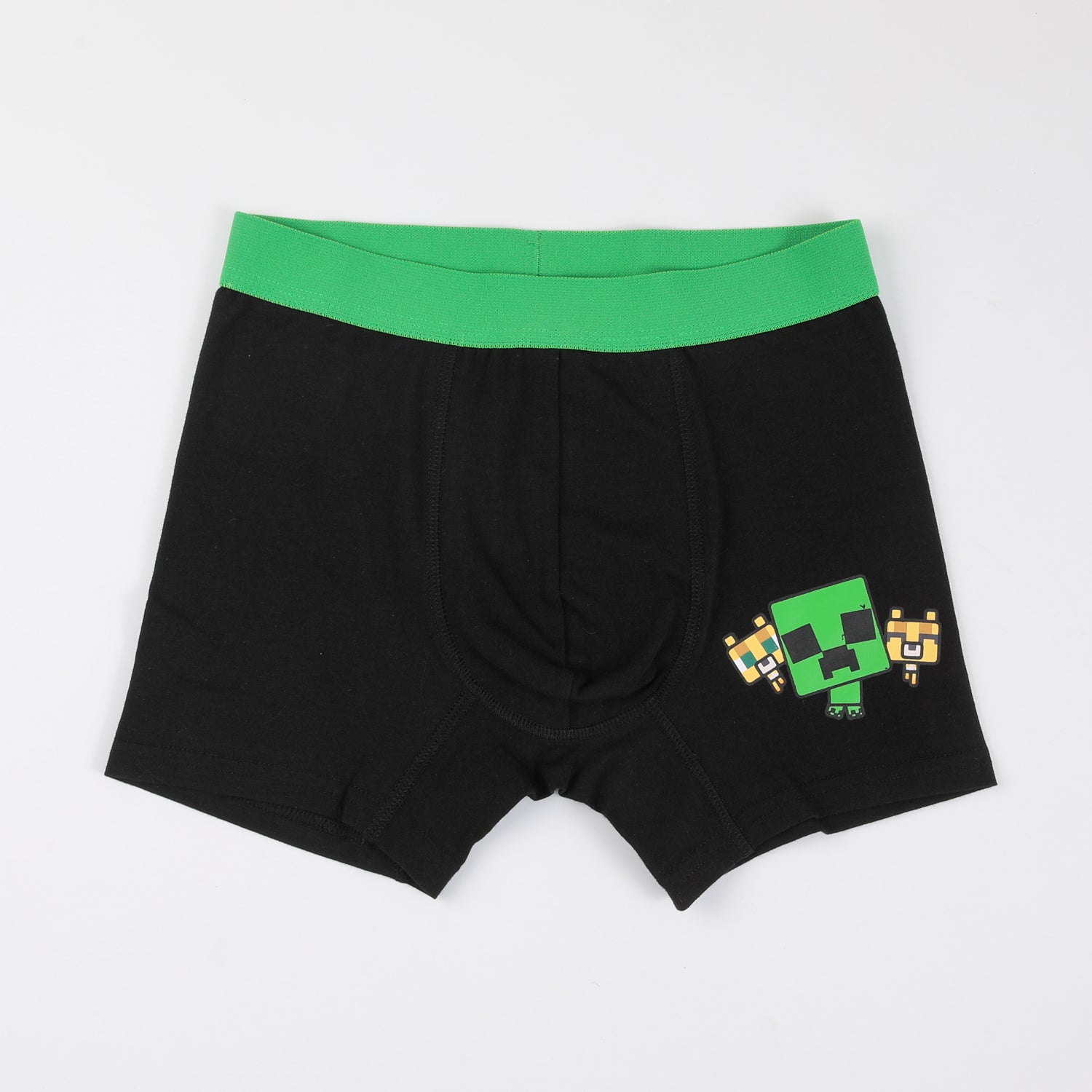 Tripack Bóxer Niño Print Creepers Verde Minecraft - Boxers Chile | The Brands Club cl