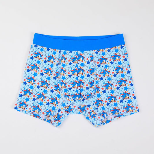 Tripack Bóxer Niño Full Print Azul Sonic - Boxers Chile | The Brands Club cl