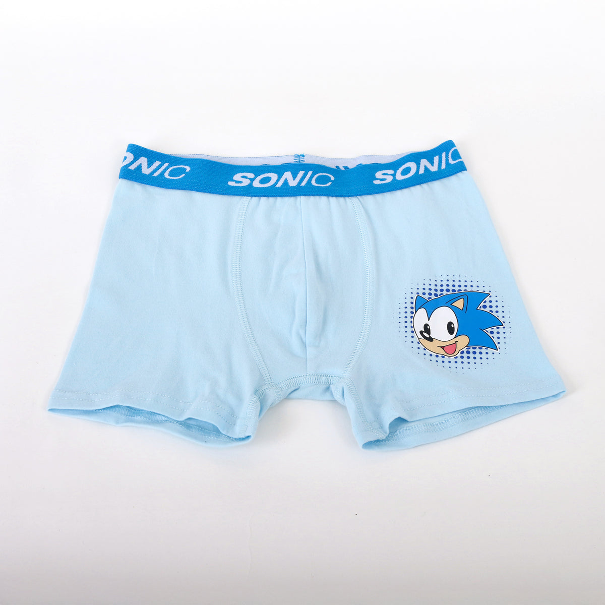 Bóxer 2P Niño Sonic Full Print Celeste