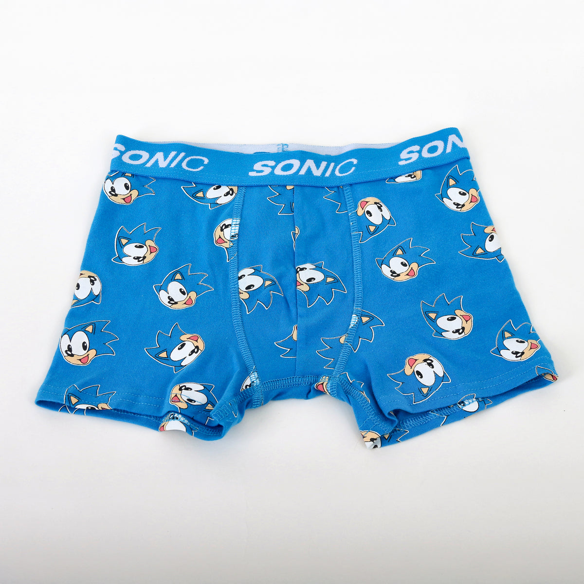 Bóxer 2P Niño Sonic Full Print Celeste