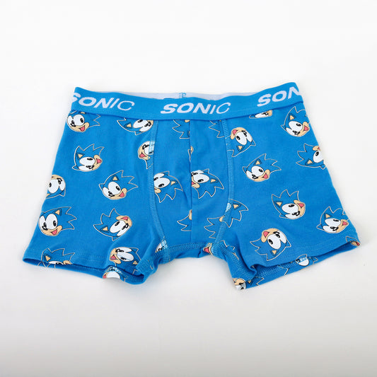 Bóxer 2P Niño Sonic Full Print Celeste - Boxers Chile | The Brands Club cl