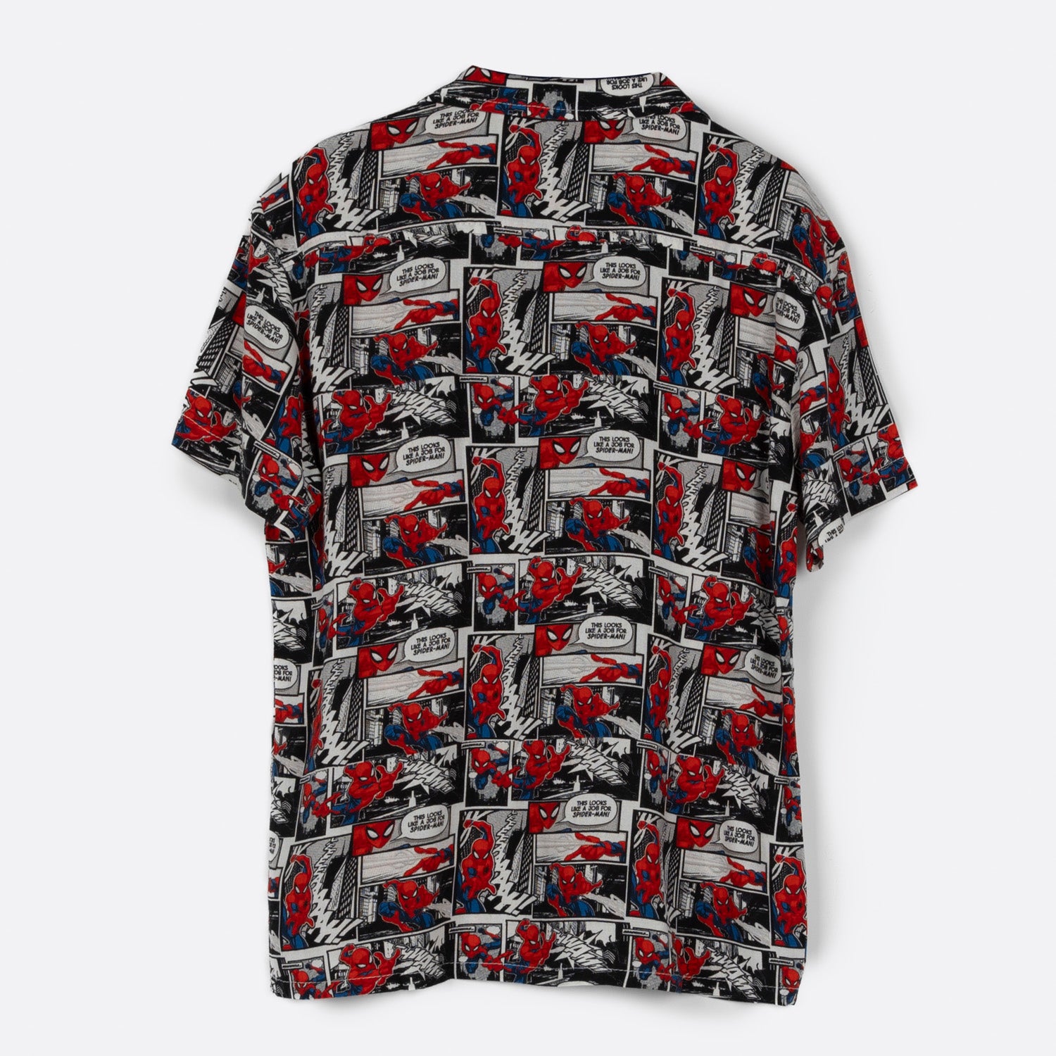 Camisa Niño Spiderman Comic Rojo Marvel