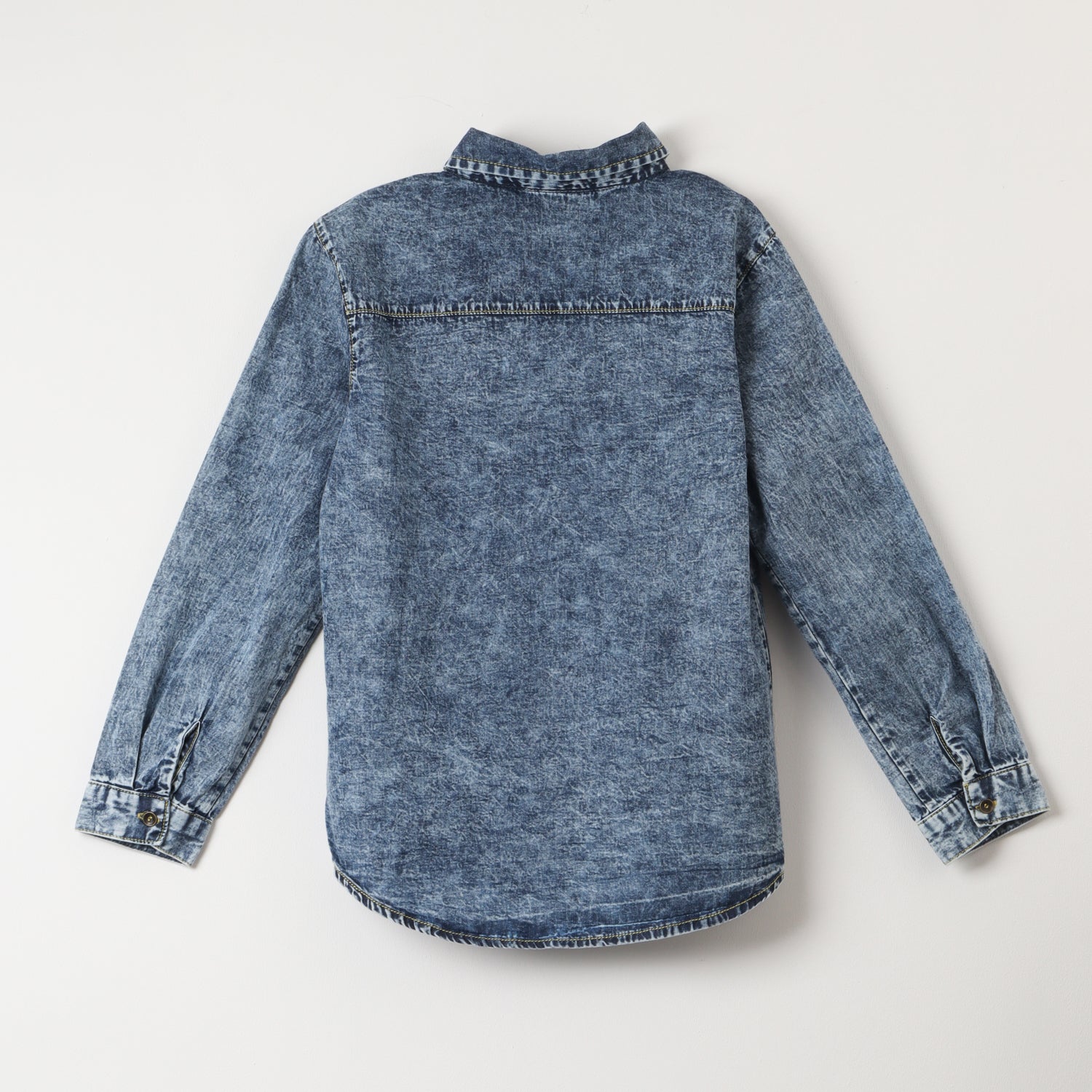 Camisa Niña Minnie Pensativa Azul Disney