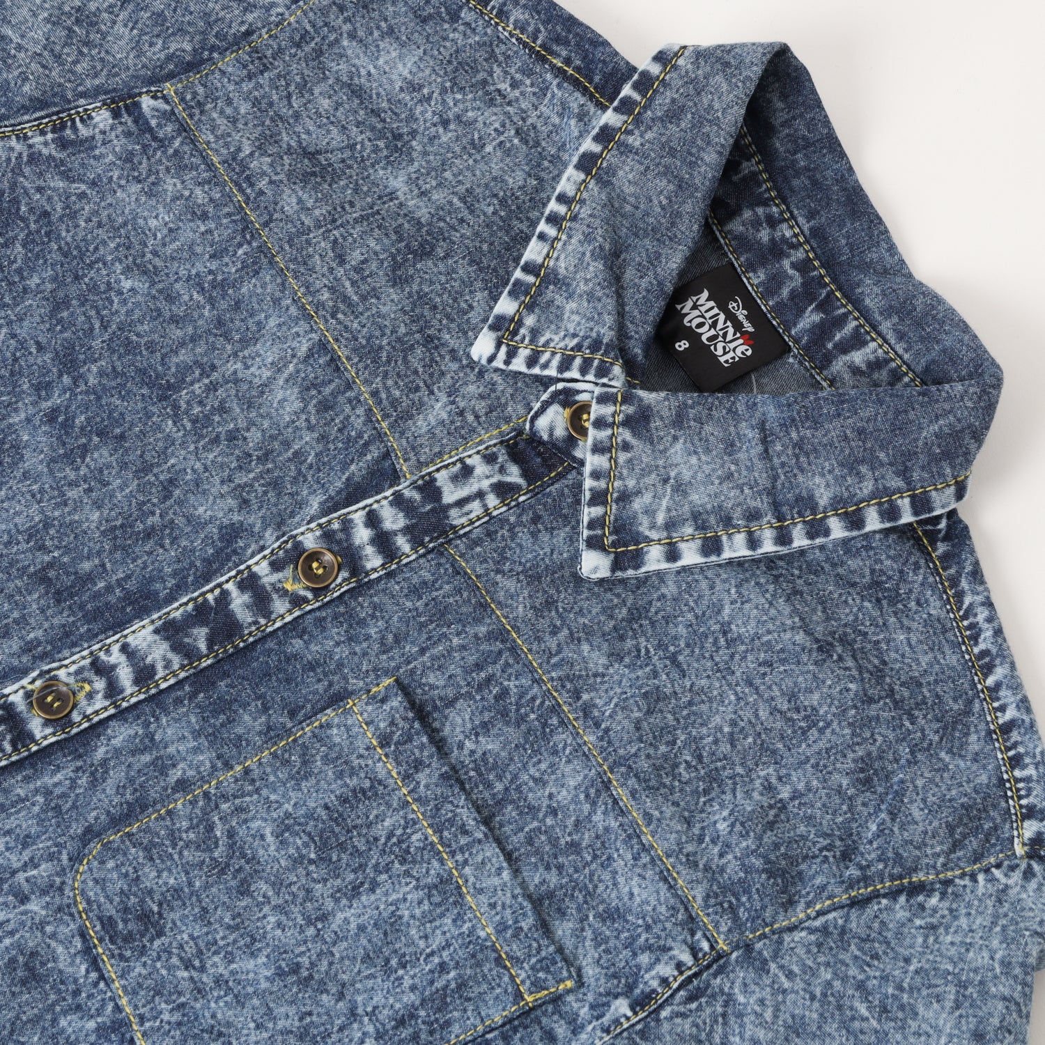 Camisa Niña Minnie Pensativa Azul Disney