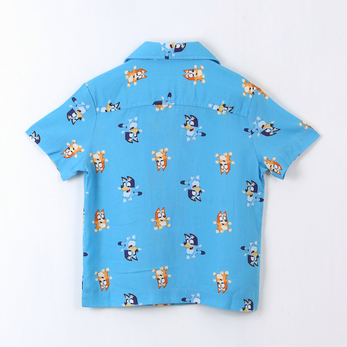 Camisa Manga Corta Niño Bluey Celeste - Camisas Chile | The Brands Club cl