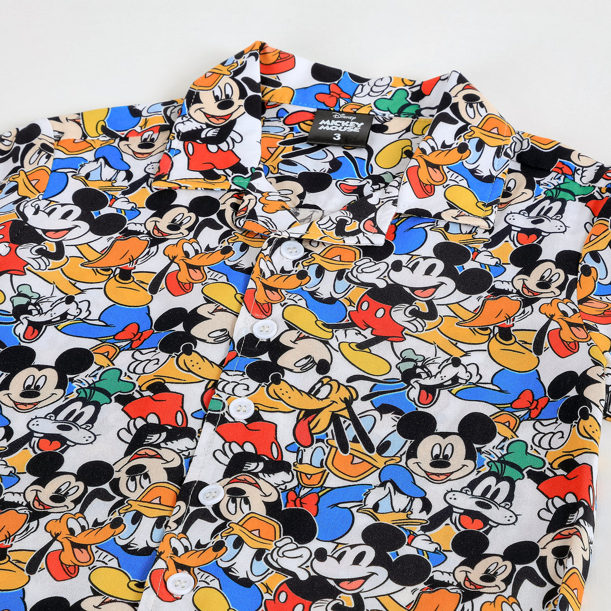 Camisa Manga Corta Niño Mickey Disney Blanco - Camisas Chile | The Brands Club cl