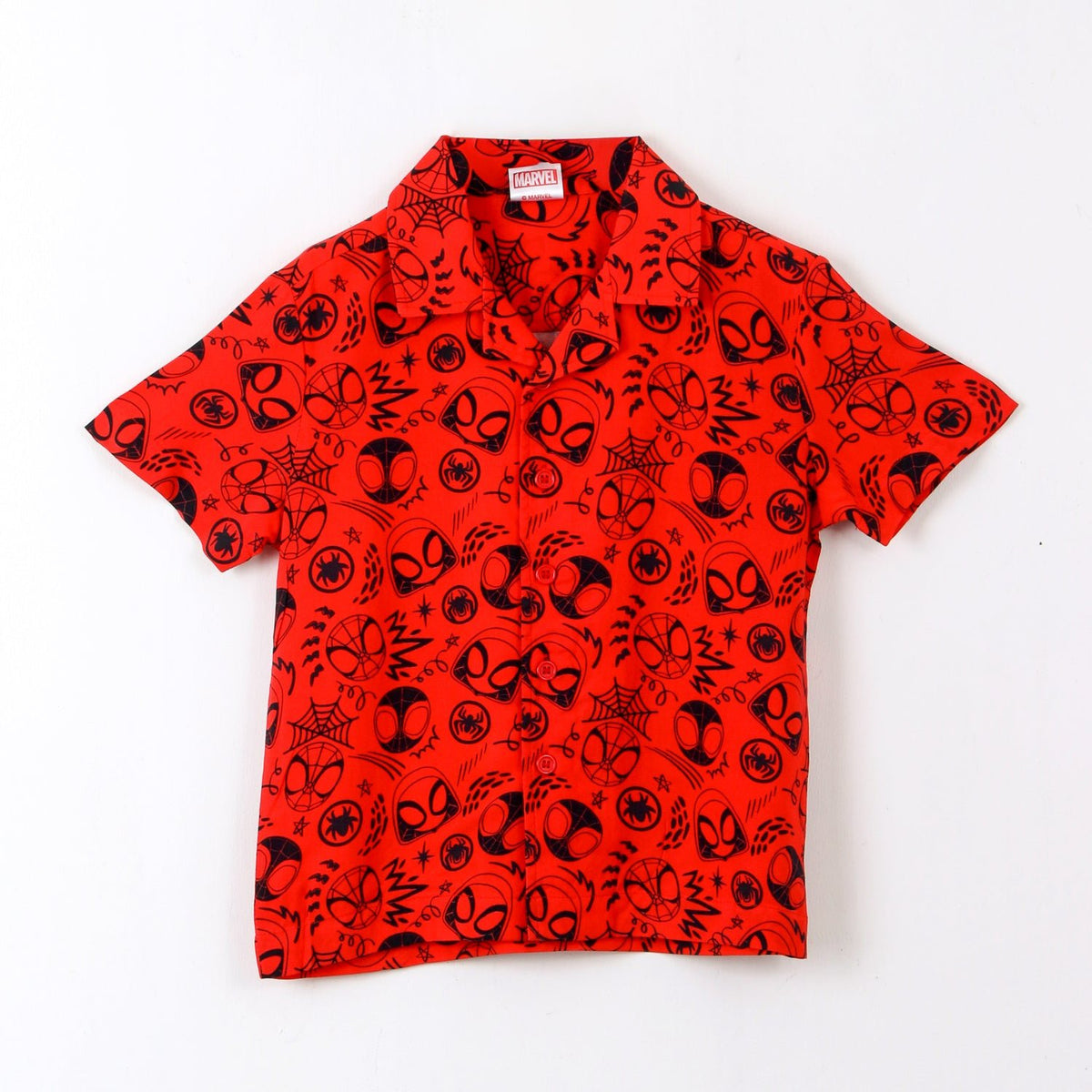 Camisa Manga Corta Niño Spidey Marvel Rojo - Camisas Chile | The Brands Club cl