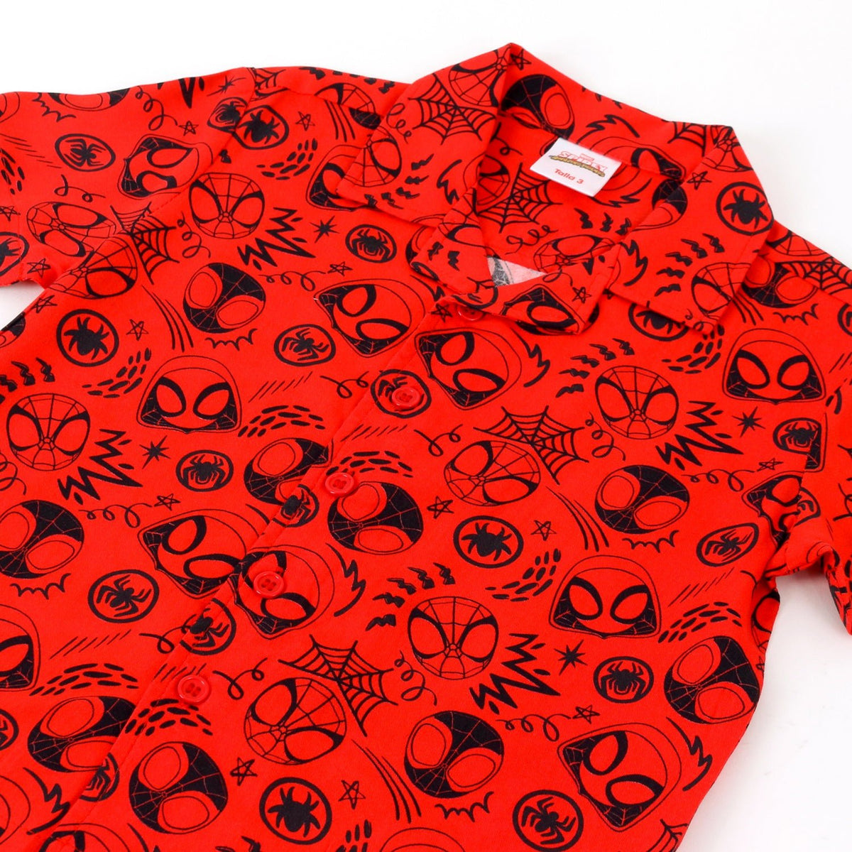 Camisa Manga Corta Niño Spidey Marvel Rojo - Camisas Chile | The Brands Club cl