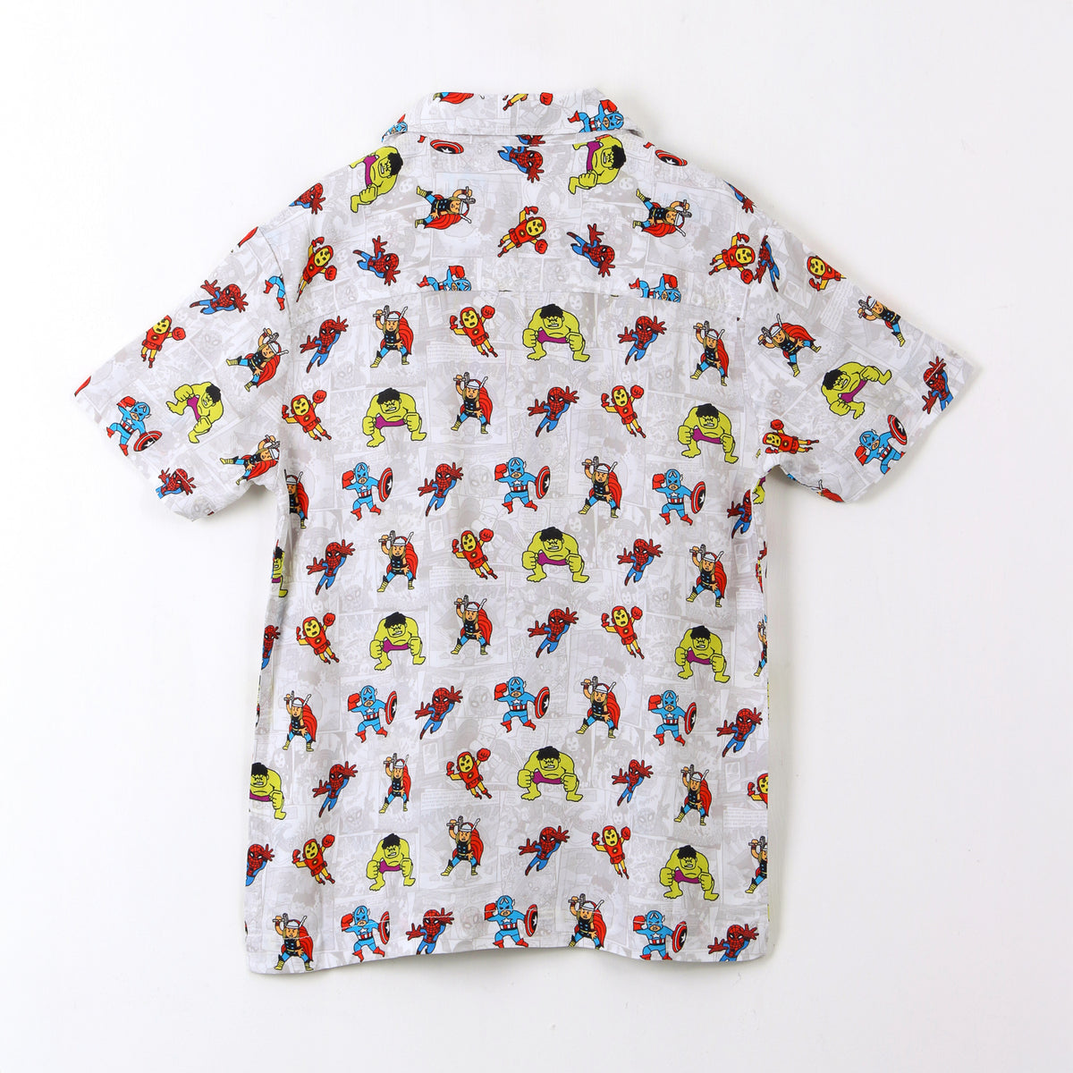 Camisa Manga Corta Niño Avengers Marvel Blanco - Poleras Chile | The Brands Club cl