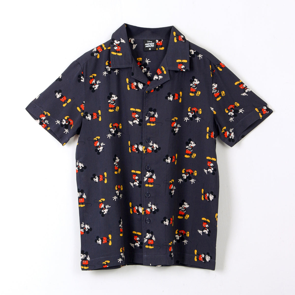 Camisa Manga Corta Niño Mickey Disney Azul Marino - Poleras Chile | The Brands Club cl