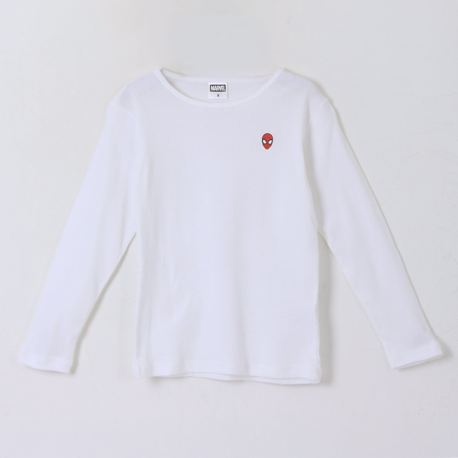 Bipack Camiseta Escolar Niño Manga Larga Blanco Marvel