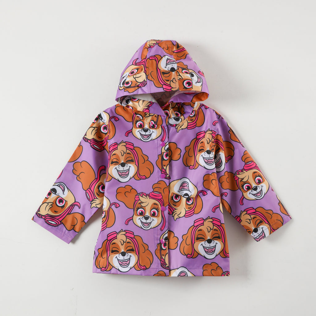 Chaqueta Impermeable Niña Full Sky Faces Lila Paw Patrol