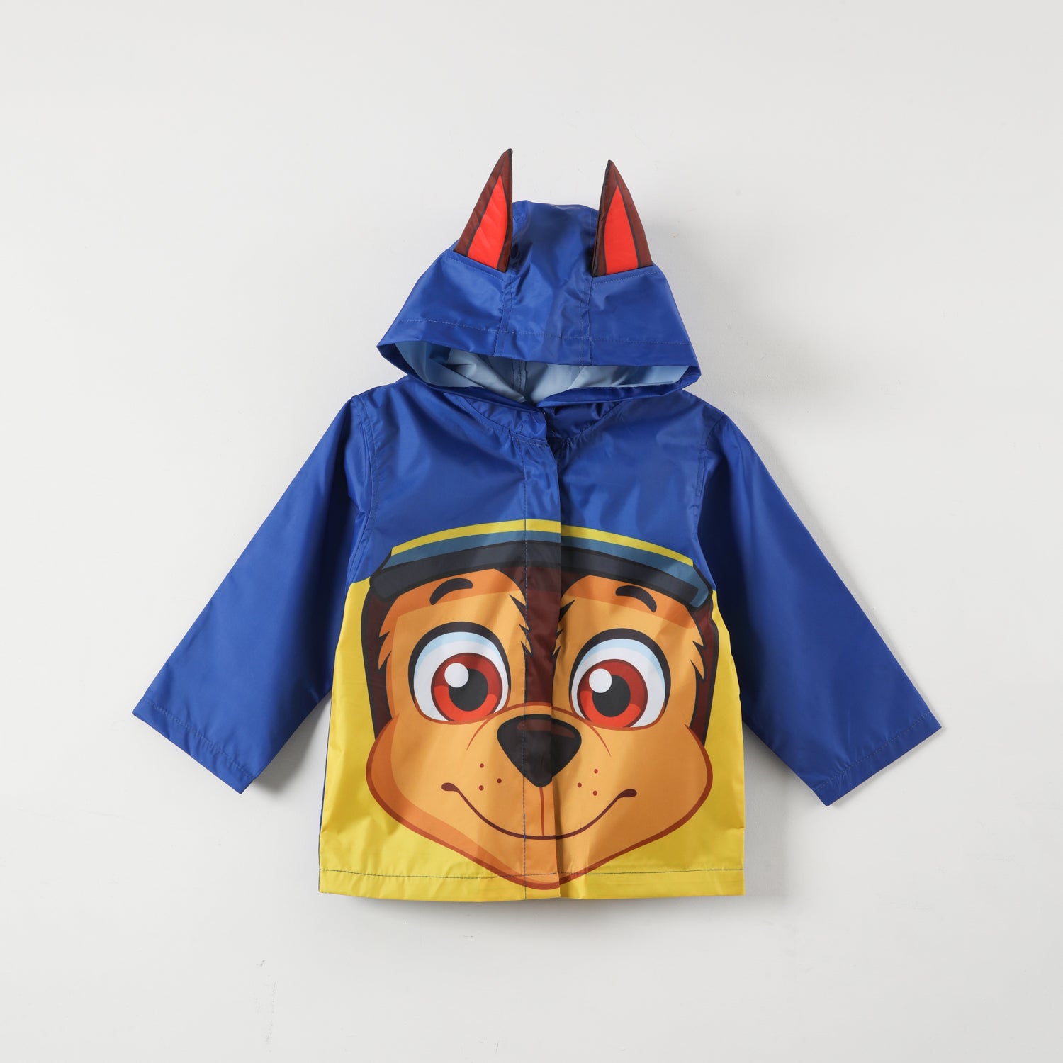 Chaqueta Impermeable Niño Chase Orejitas Azul Paw Patrol