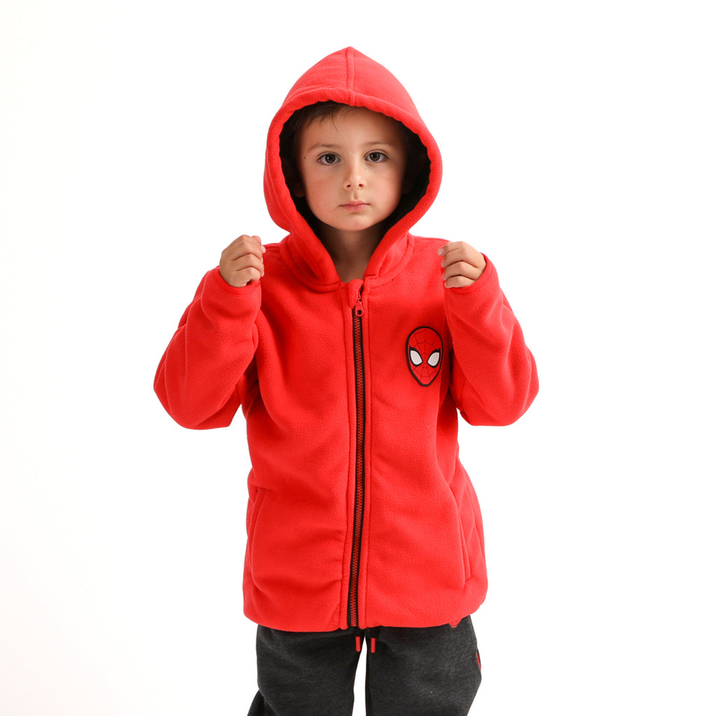 Chaqueta Niño Spiderman Plastic Logo Rojo Marvel