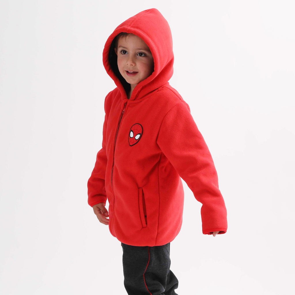 Chaqueta Niño Spiderman Plastic Logo Rojo Marvel