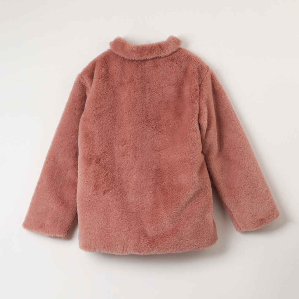 Chaqueta Niña Minnie Felpa Rosado Disney