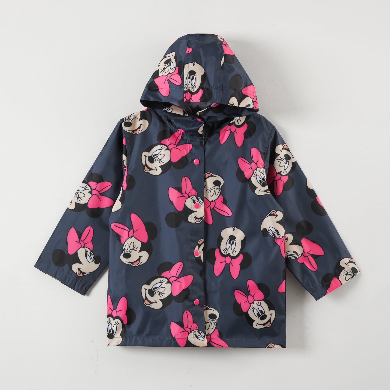 Chaqueta Impermeable Niña Minnie Full Of Faces Gris Disney