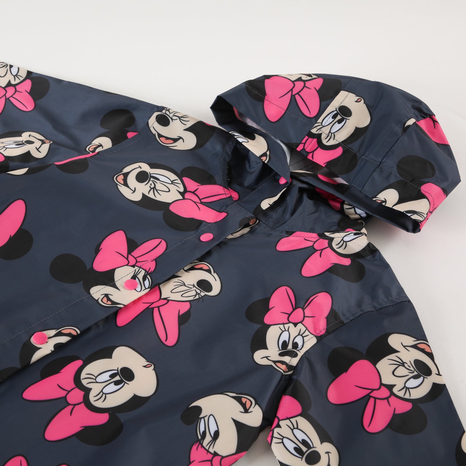 Chaqueta Impermeable Niña Minnie Full Of Faces Gris Disney