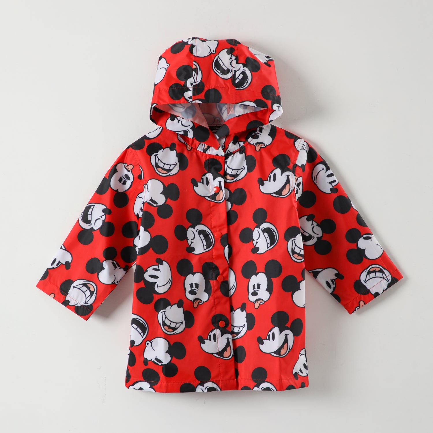 Chaqueta Impermeable Niño Mickey Full Of Faces Rojo Disney