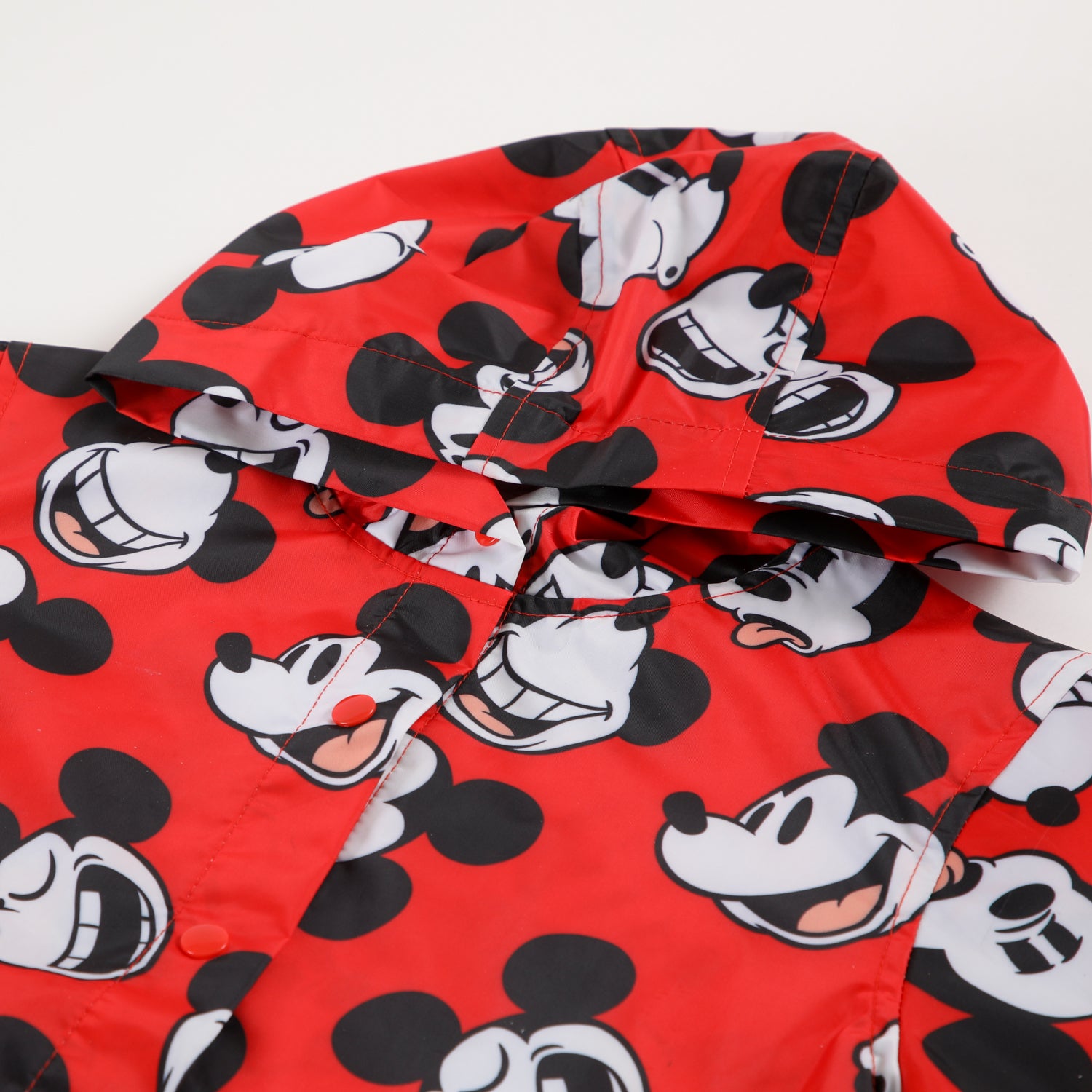 Chaqueta Impermeable Niño Mickey Full Of Faces Rojo Disney