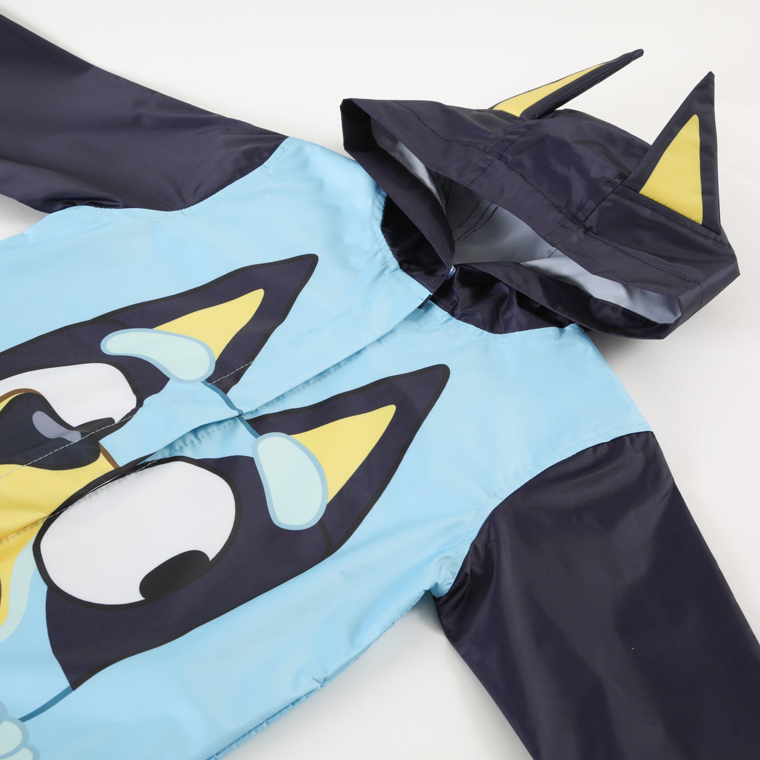 Chaqueta Impermeable Niño Cara Azul Bluey