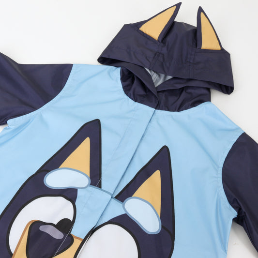 Impermeable Niño Orejas Bluey Celeste Bluey - Chaquetas y Parkas Chile | The Brands Club cl