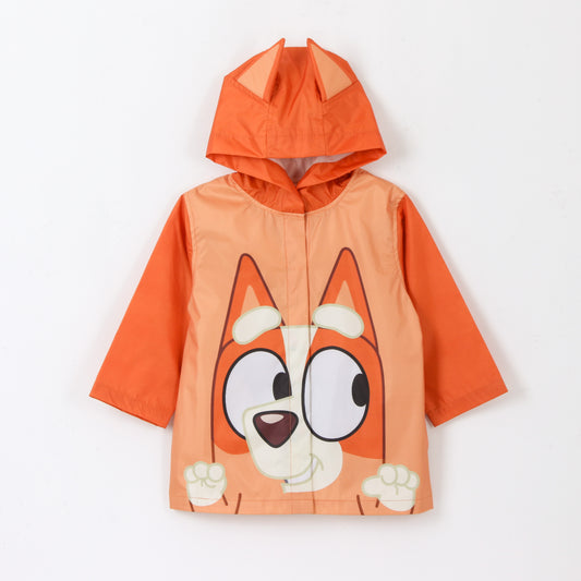 Impermeable Niño Orejas Bingo Naranjo Bluey - Chaquetas y Parkas Chile | The Brands Club cl