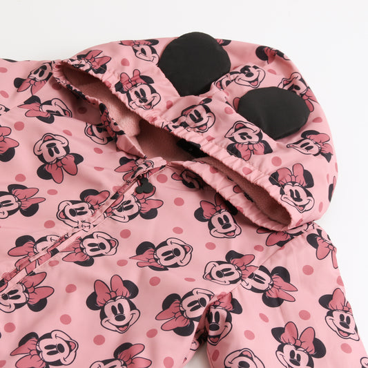 Cortaviento Niña Full Print Orejas Minnie Rosado Disney - Chaquetas y Parkas Chile | The Brands Club cl