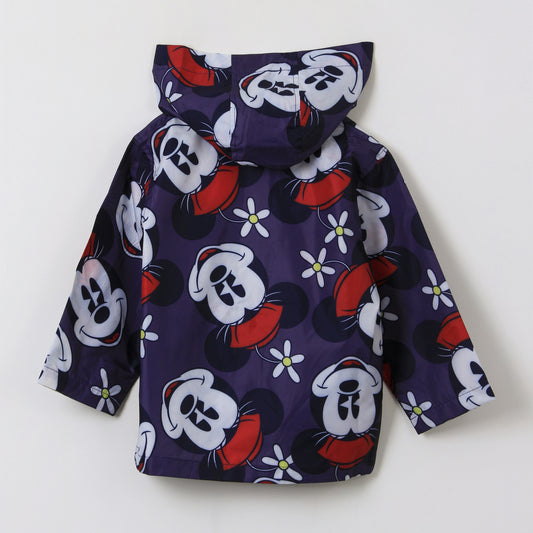 Impermeable Niña Full Print Minnie Morado Disney - Chaquetas y Parkas Chile | The Brands Club cl