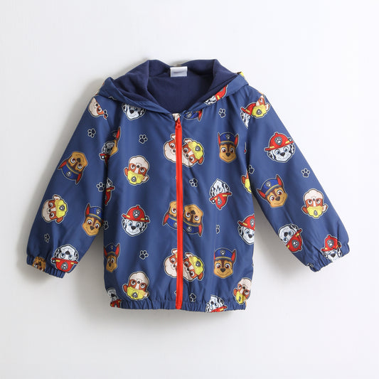 Cortaviento Niño Full Print Orejas Chase Azul Paw Patrol - Chaquetas y Parkas Chile | The Brands Club cl