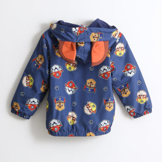 Cortaviento Niño Full Print Orejas Chase Azul Paw Patrol - Chaquetas y Parkas Chile | The Brands Club cl