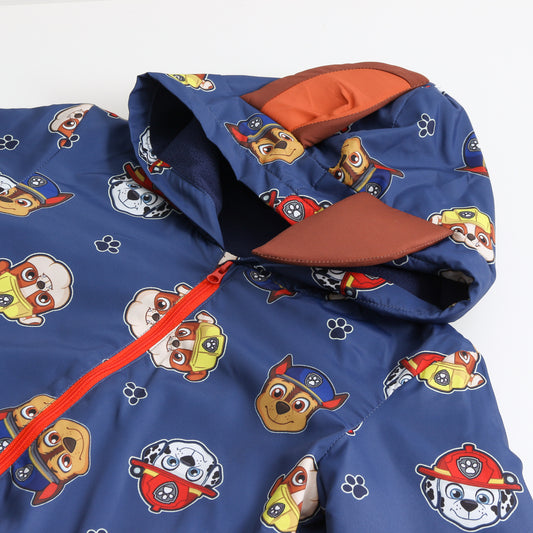 Cortaviento Niño Full Print Orejas Chase Azul Paw Patrol - Chaquetas y Parkas Chile | The Brands Club cl