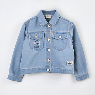 Chaqueta Niña Lilo & Stitch Disney Denim Azul