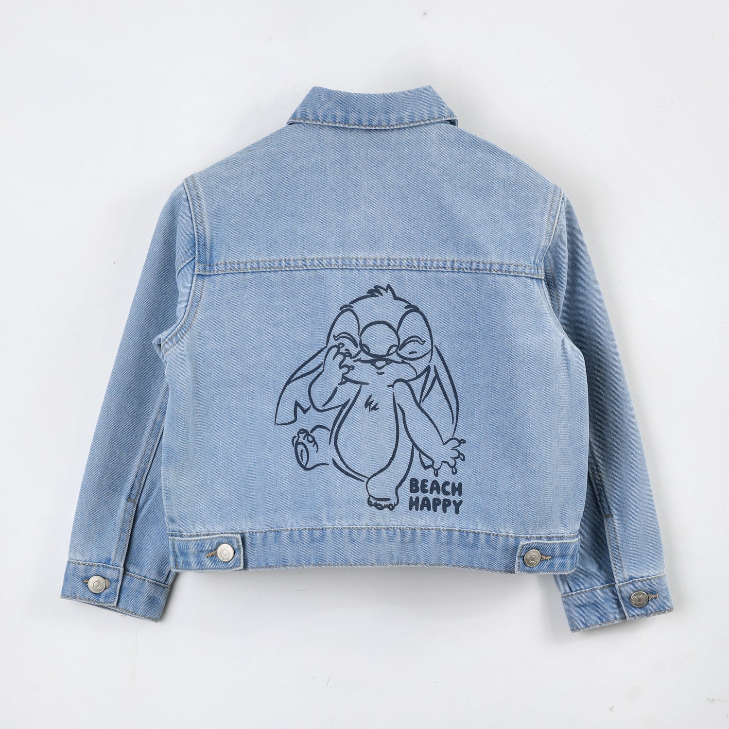 Chaqueta Niña Denim Stitch Azul Disney