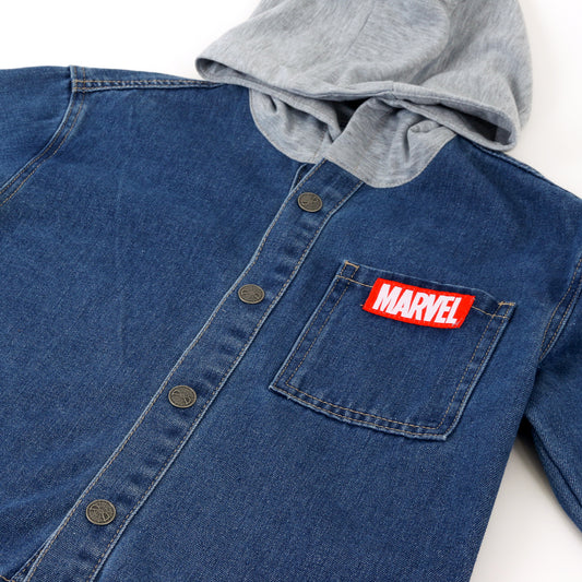 Chaqueta Niño Spiderman Marvel Mezclilla Azul - Chaquetas y Parkas Chile | The Brands Club cl