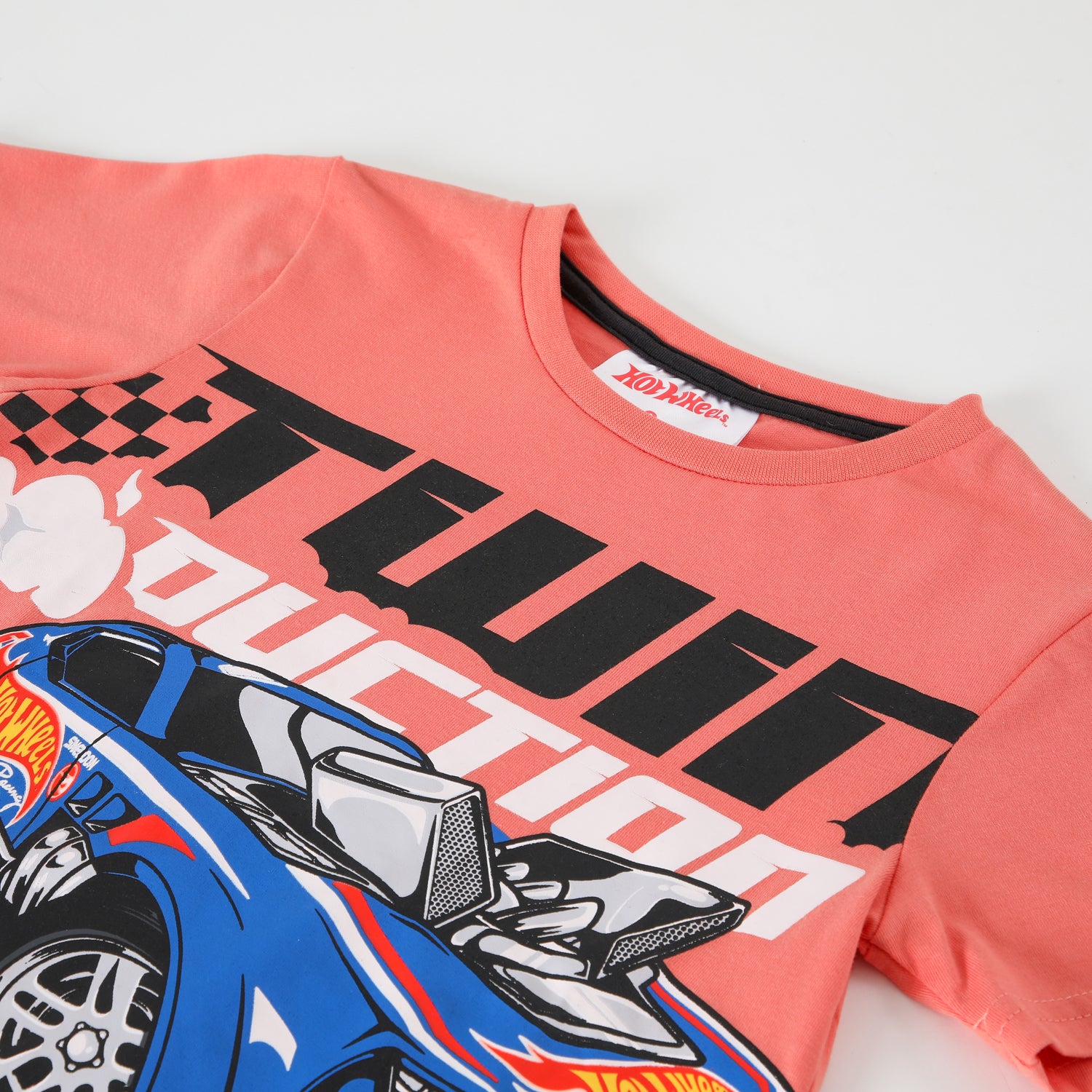 Conjunto Niño Auto Naranjo Hot Wheels
