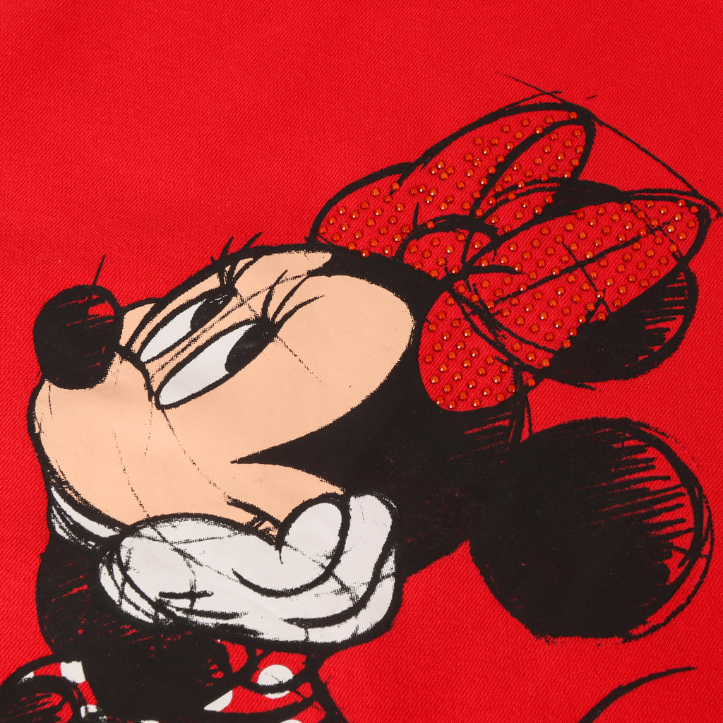 Conjunto Niña Minnie Sitting Rojo Disney