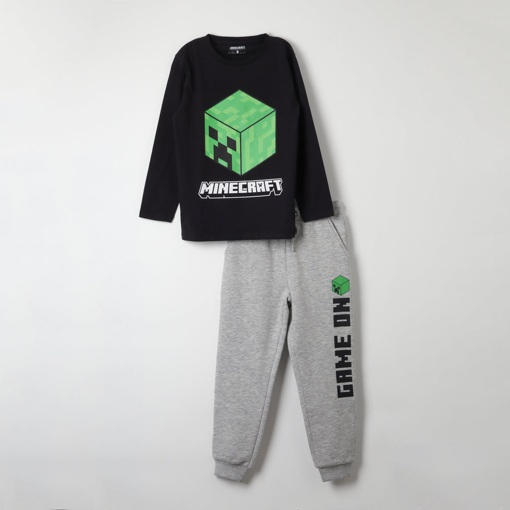 Conjunto Niño Game On Negro Minecraft