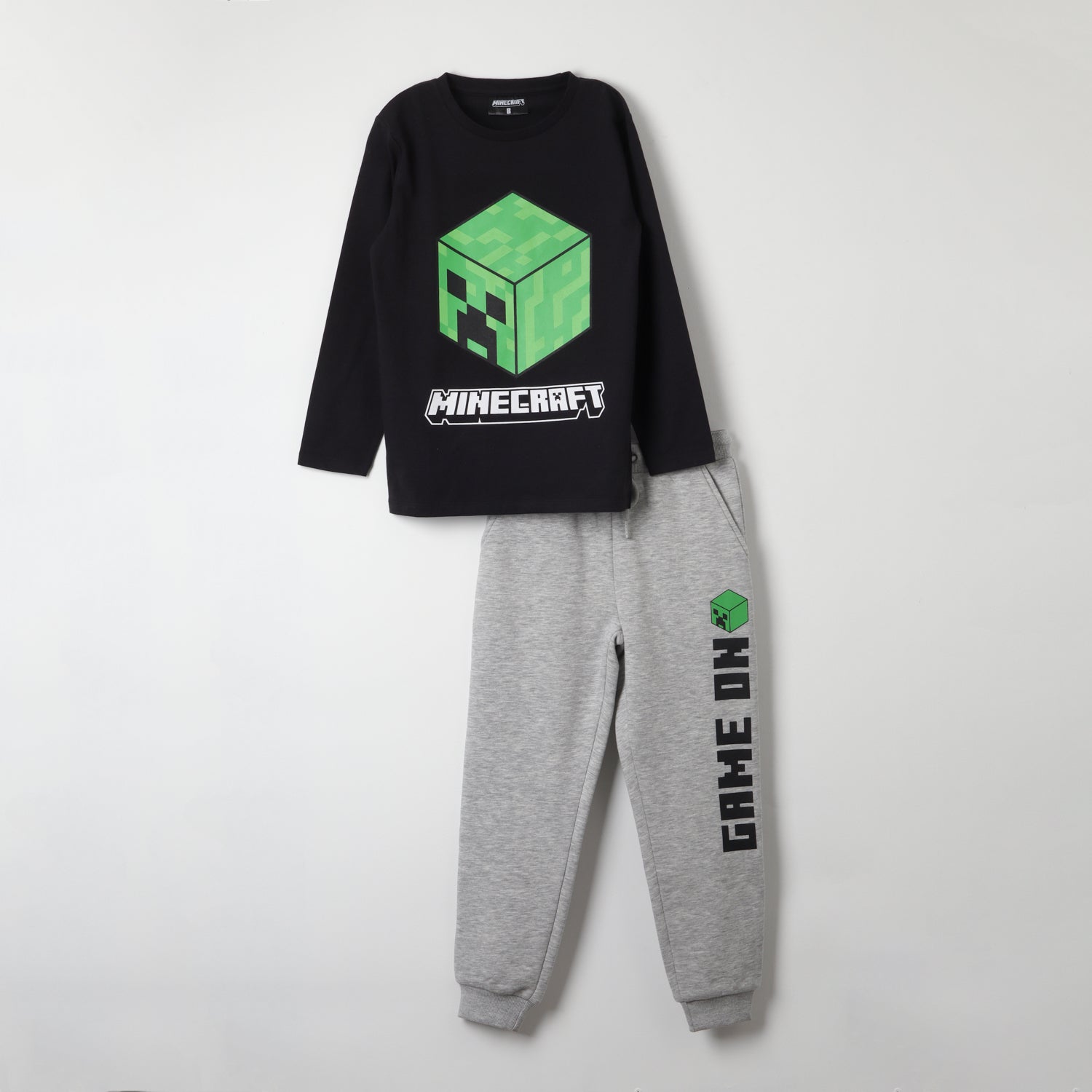 Conjunto Niño Game On Negro Minecraft